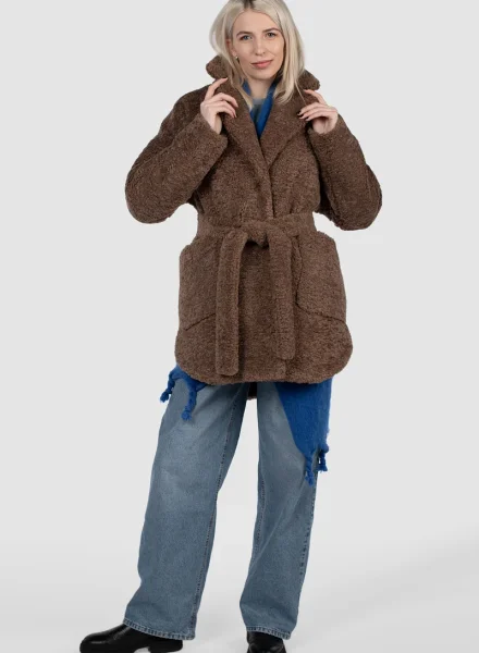 EL PODIO Пальто пояс EL PODIO