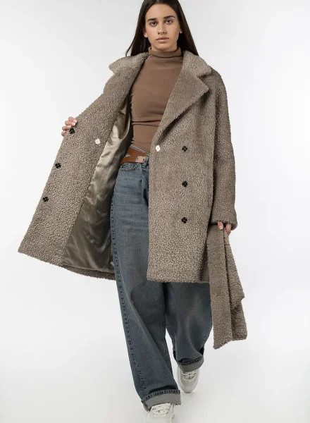 EL PODIO Пальто пояс EL PODIO