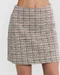 Юбка женская твидовая мини - 7