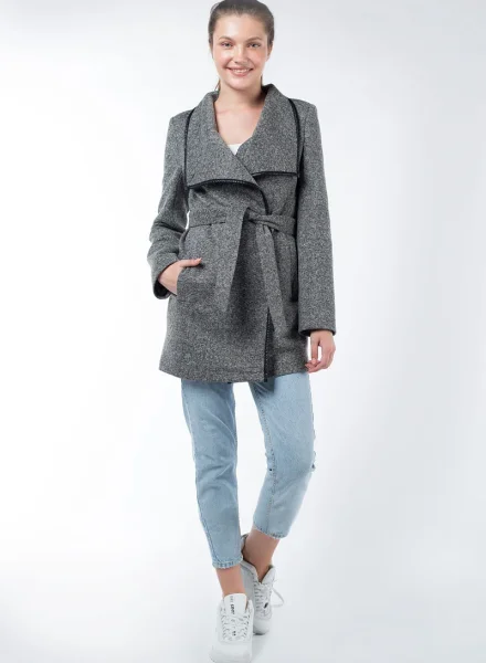 EL PODIO Пальто пояс EL PODIO