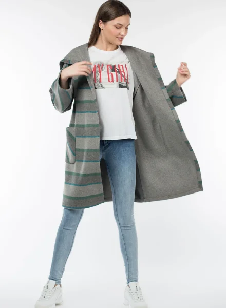 EL PODIO Пальто пояс EL PODIO