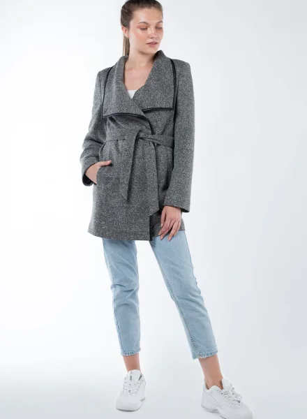 EL PODIO Пальто пояс EL PODIO